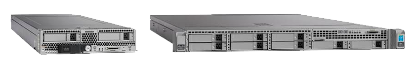 блейд-сервер UCS B200 M4 Blade Server, стоечный сервер UCS C220 M4 Rack Server