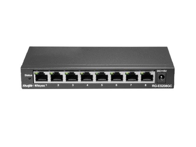 Коммутатор Ruijie Reyee RG-ES200 RG-ES208GC Коммутатор Ruijie Reyee RG-ES200 RG-ES208GC