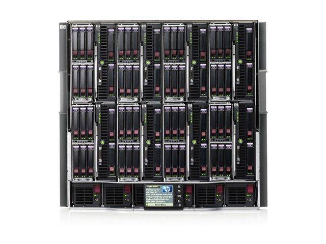 Шасси HP BladeSystem c7000
 AH384A Шасси HP BladeSystem c7000
 AH384A