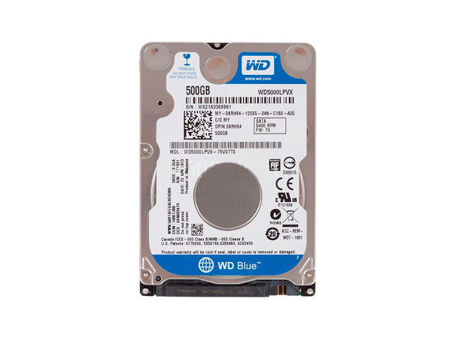 WD Blue SATA III HDD WD5000LPVX WD Blue SATA III HDD WD5000LPVX