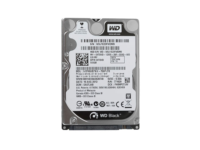 WD Black SATA III HDD WD5000BPKX