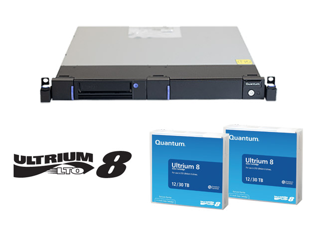  Quantum LTO-8 Tape Drive 1U Rackmount