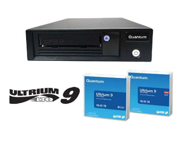  Quantum LTO-9 Tape Drive Tabletop