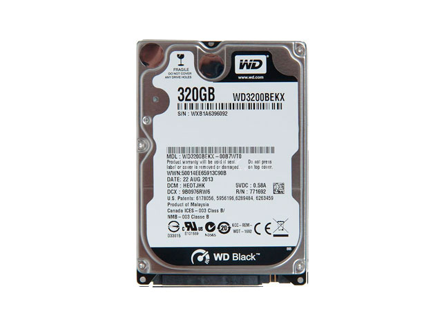 WD Black SATA III HDD WD3200BEKX