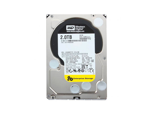 WD RE SATA III HDD WD2000FYYZ WD RE SATA III HDD WD2000FYYZ
