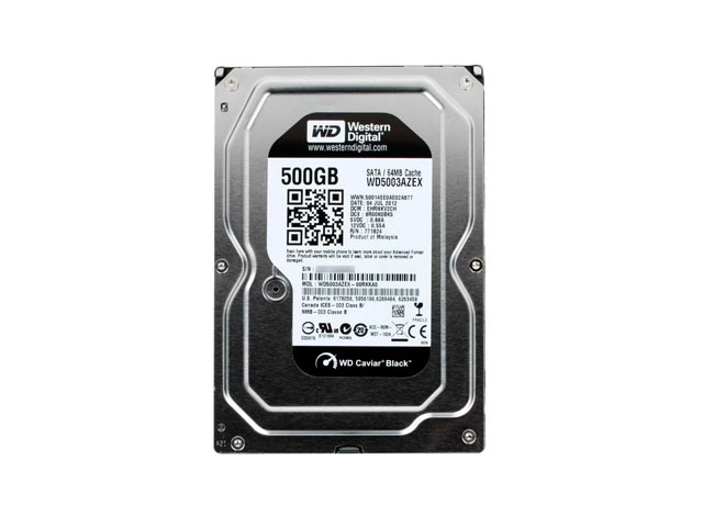 WD Black SATA III HDD WD5003AZEX