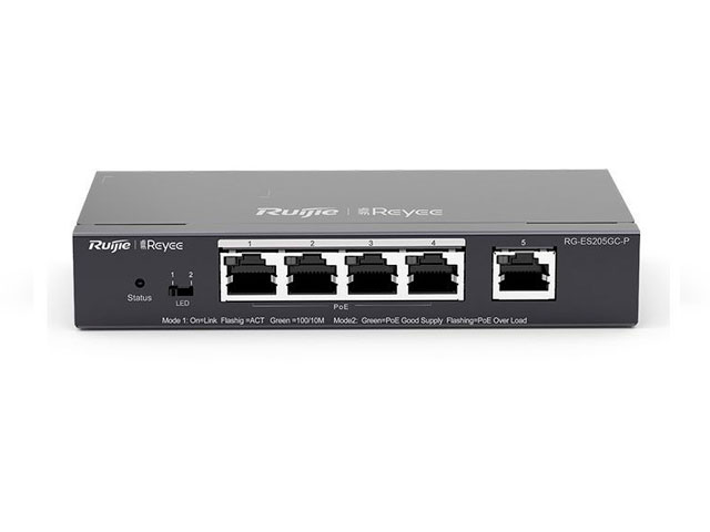 Сетевое оборудование Ruijie Reyee RG-ES205GC Сетевое оборудование Ruijie Reyee RG-ES205GC