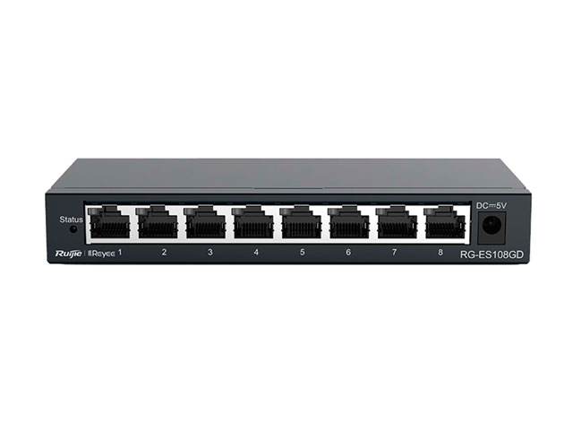 Коммутатор Ruijie Reyee RG-ES100 RG-ES108GD Коммутатор Ruijie Reyee RG-ES100 RG-ES108GD
